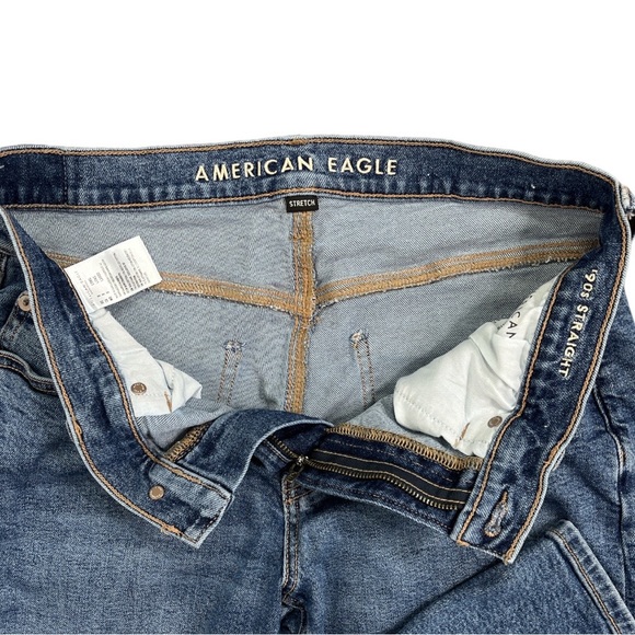 American Eagle AE Stretch '90s Straight Jean size 8 Long - Picture 4 of 7